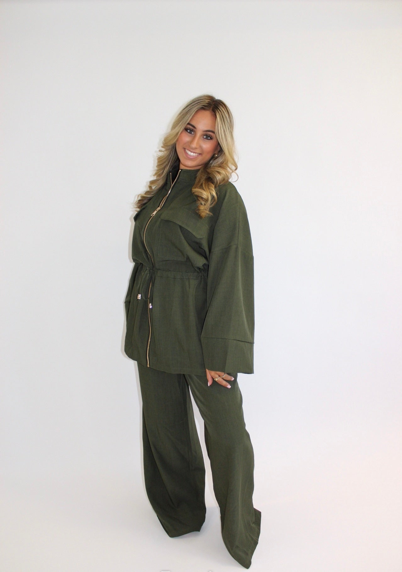 Samantha co ord set leger groen
