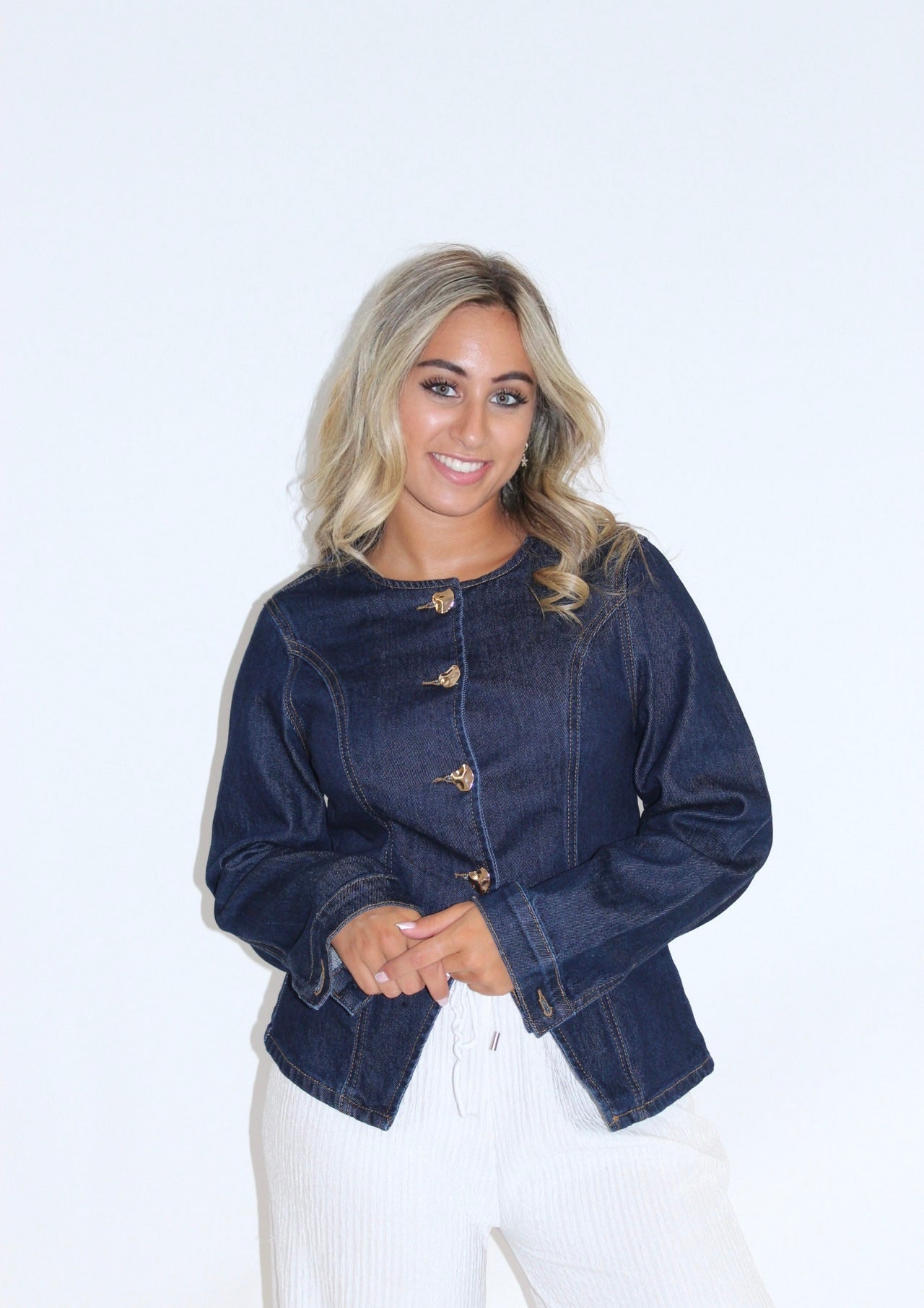 Lela top denim