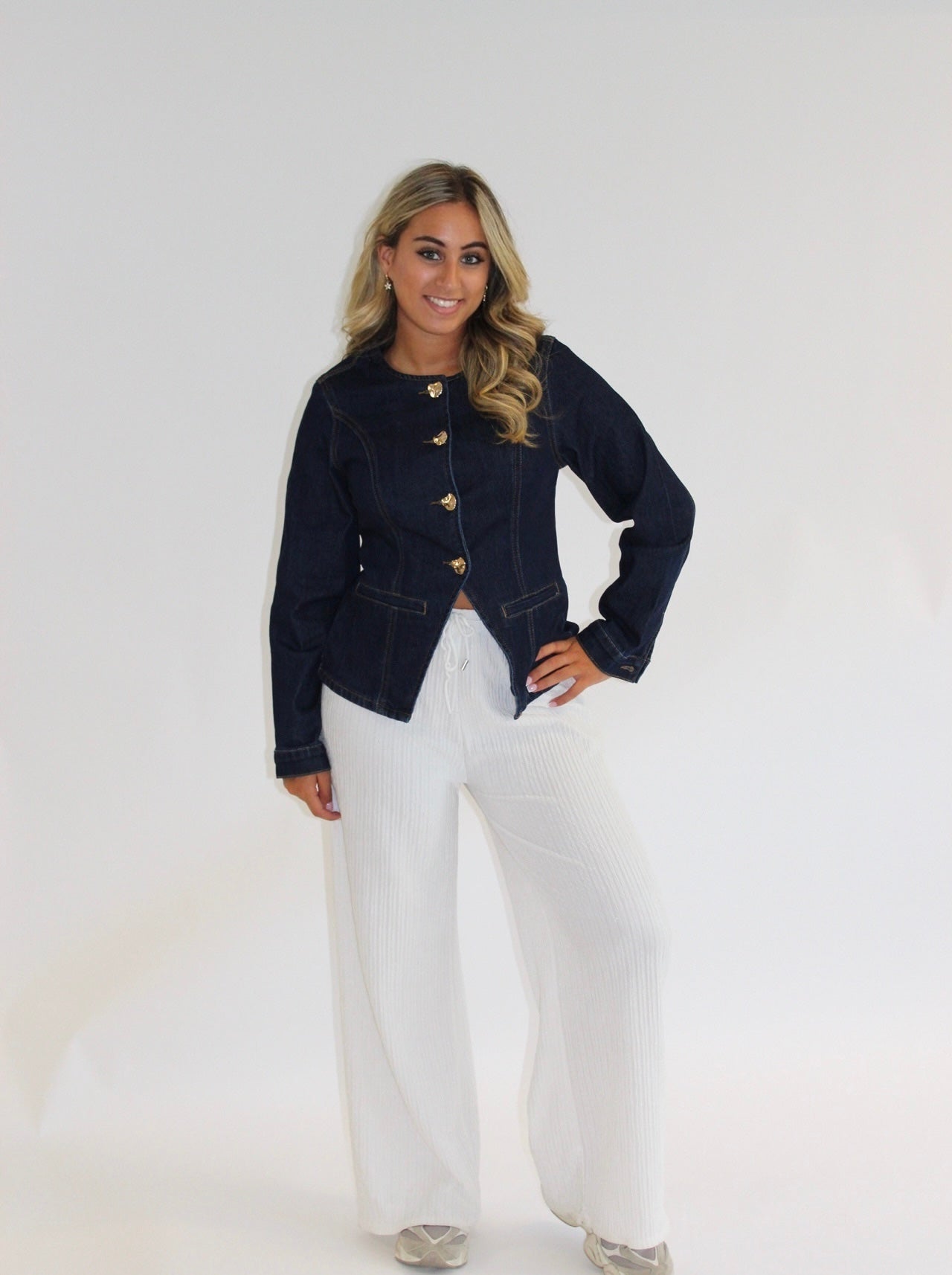 Lela top denim