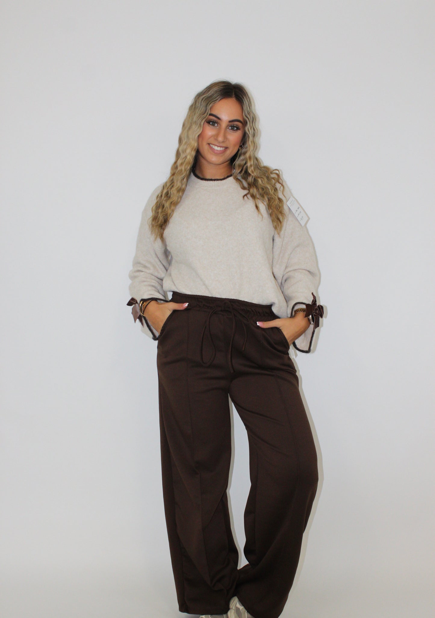 Fenna trui beige strik 1