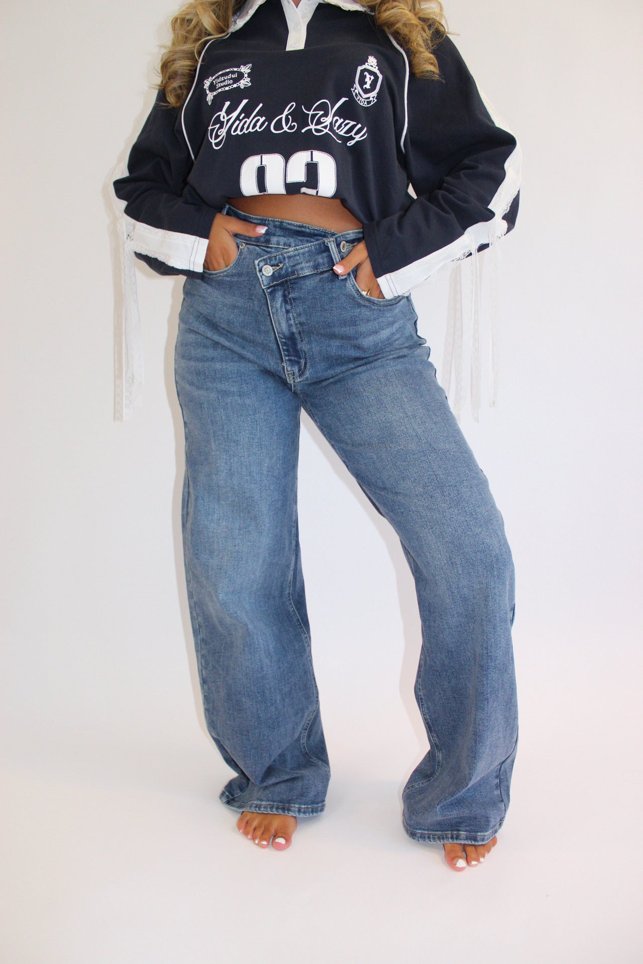 Dunja jeans donker