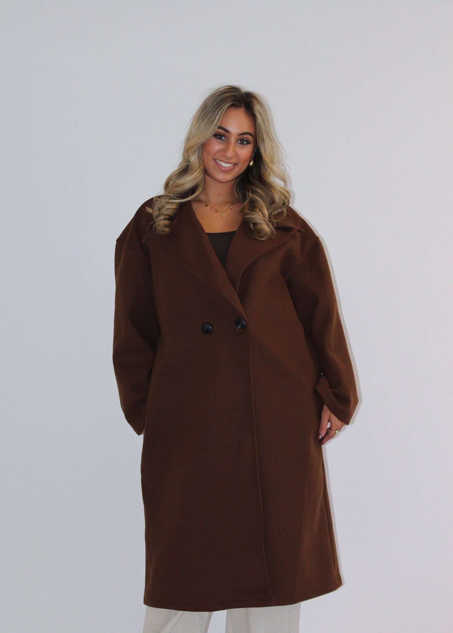 Milou trench coat bruin