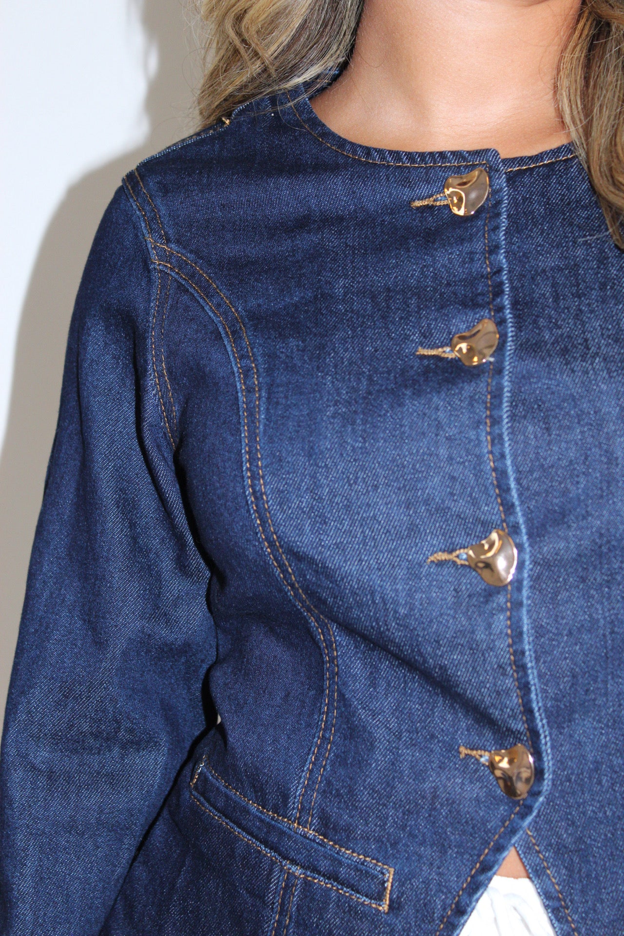 Lela top denim