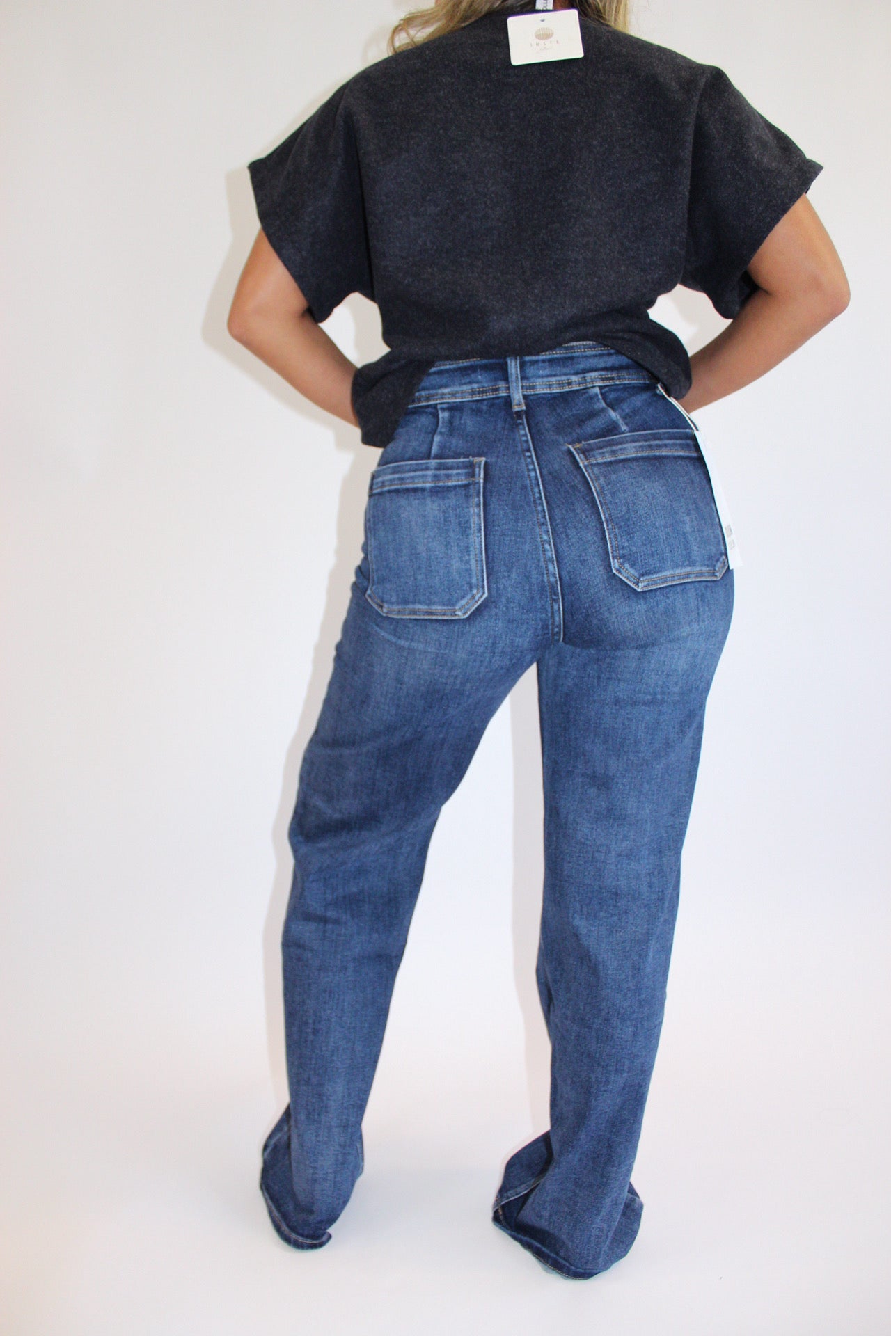 Evi jeans donker