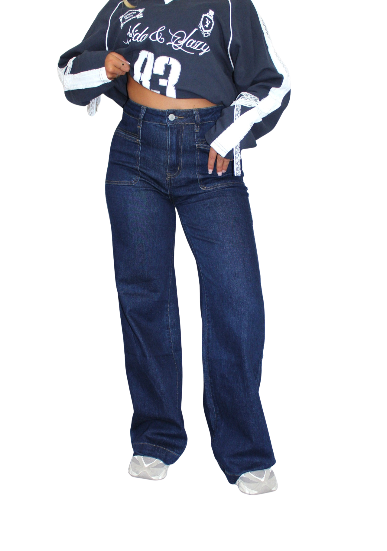 Fleur jeans donker blauw