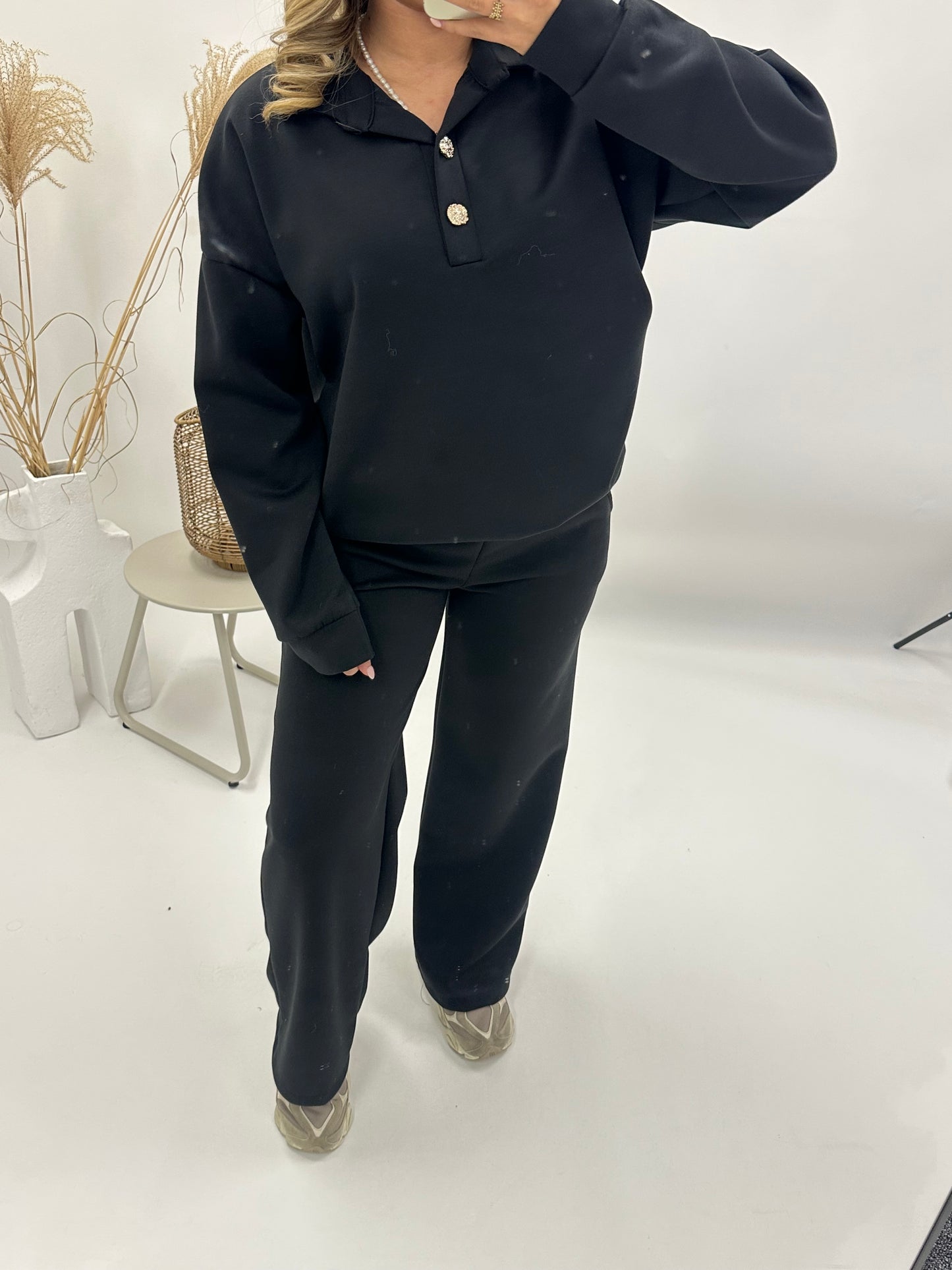 Lynn set zwart