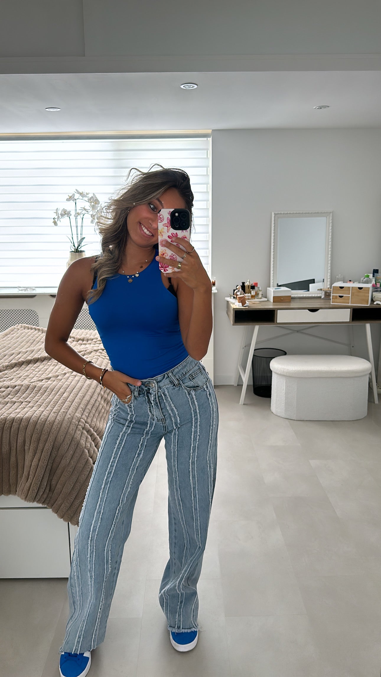 JEANS BLAUW 2 DEMI