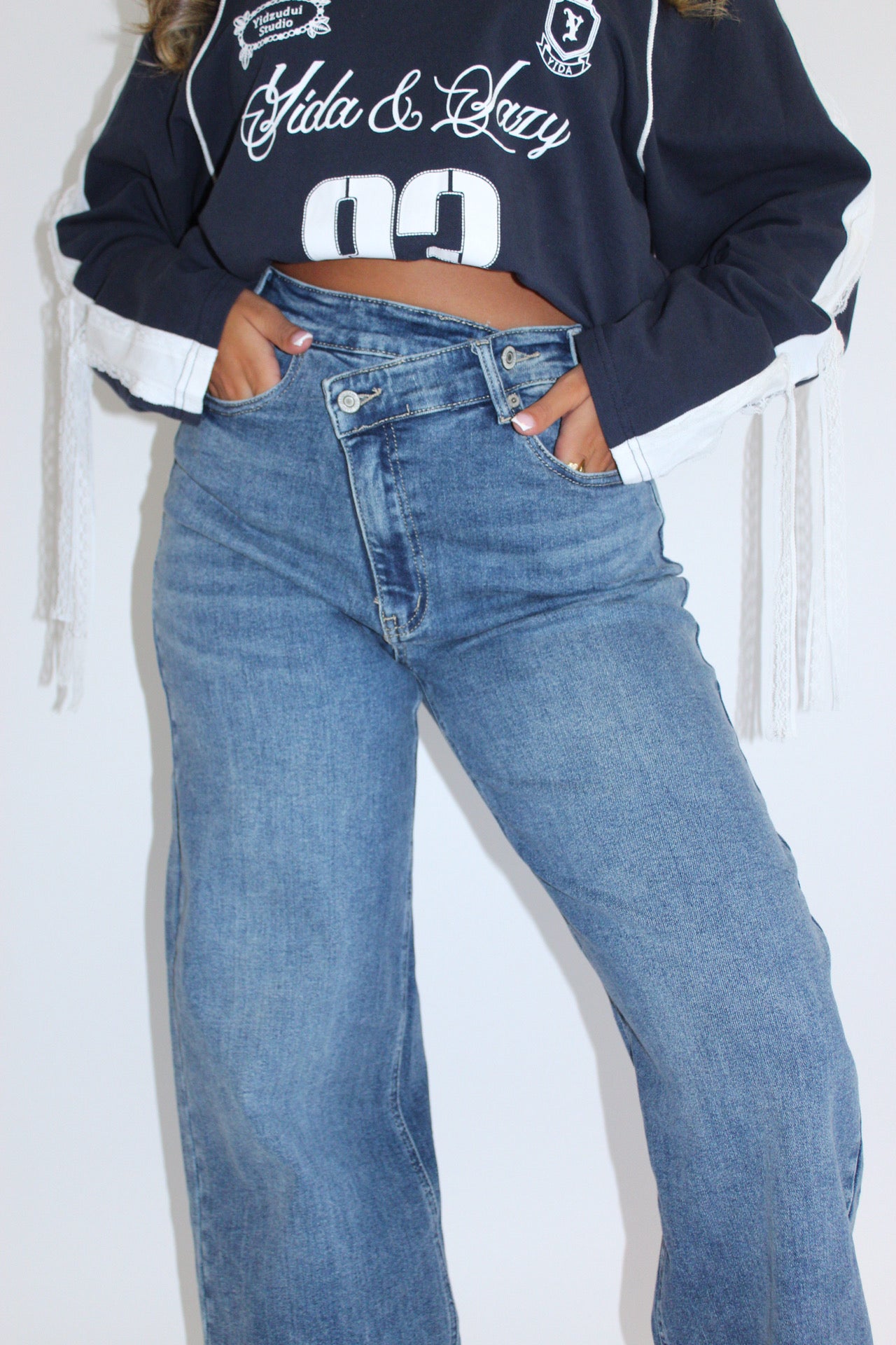 Dunja jeans donker