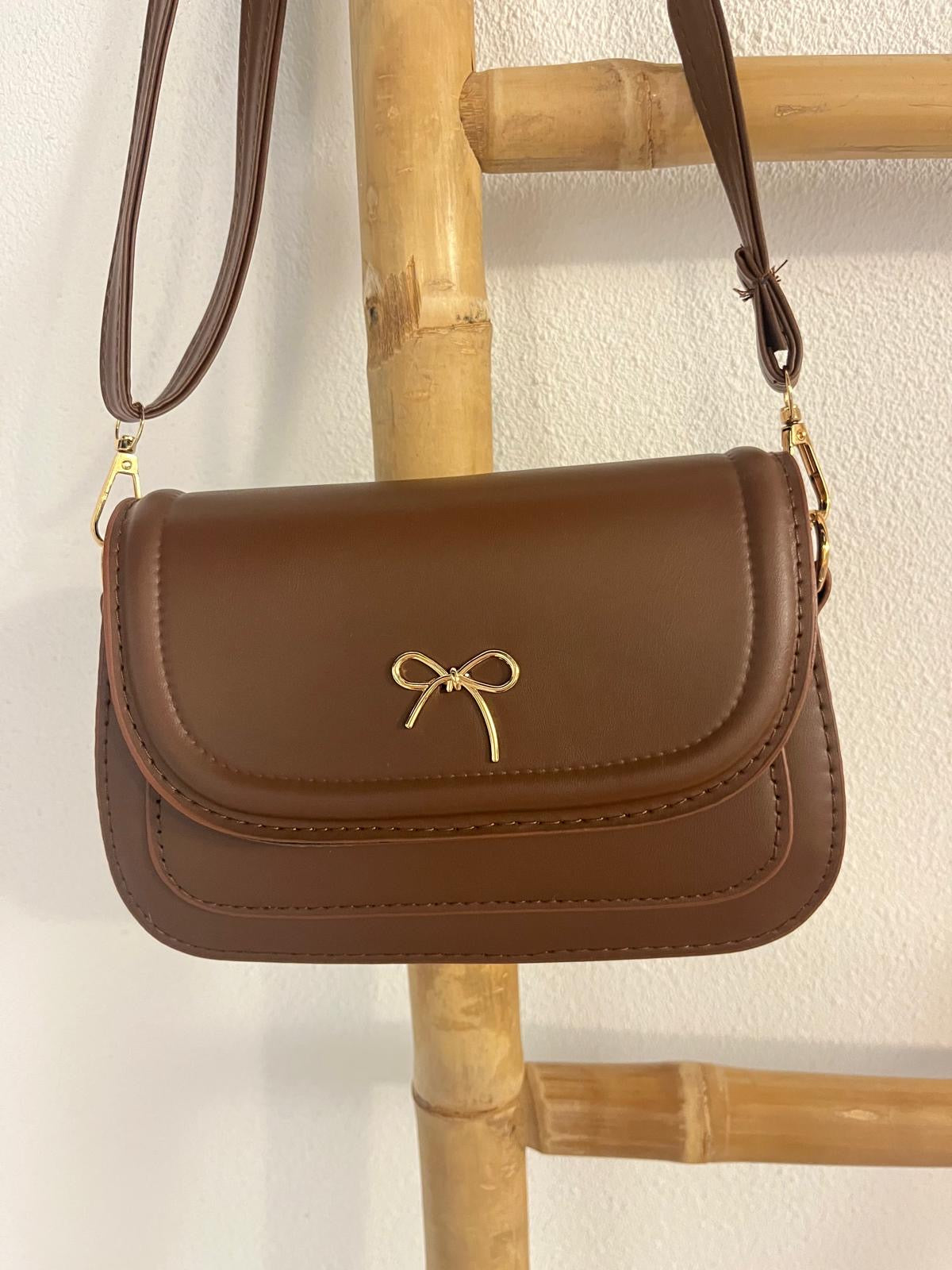 Lovie tas strik bruin