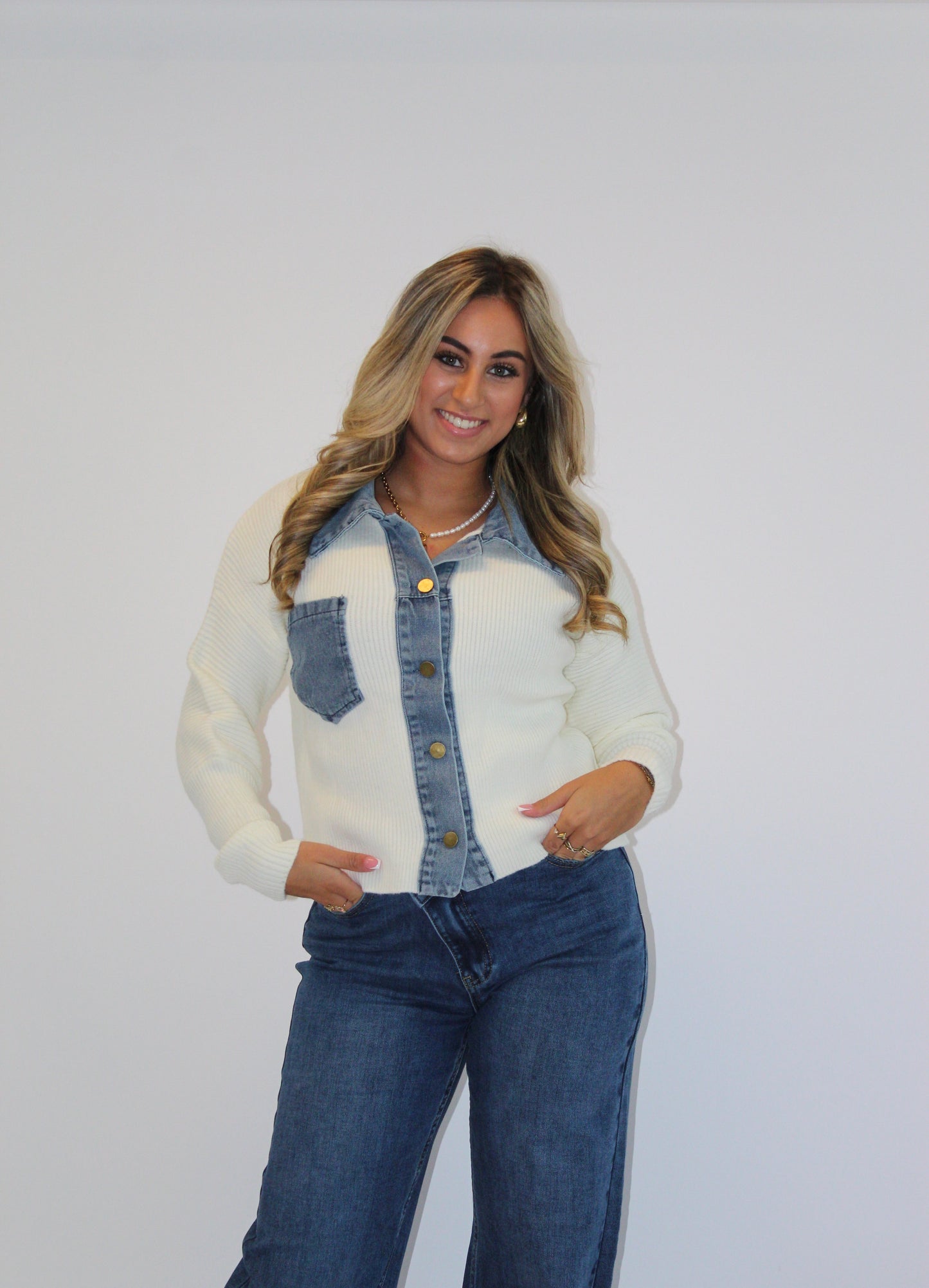 Tiff trui denim