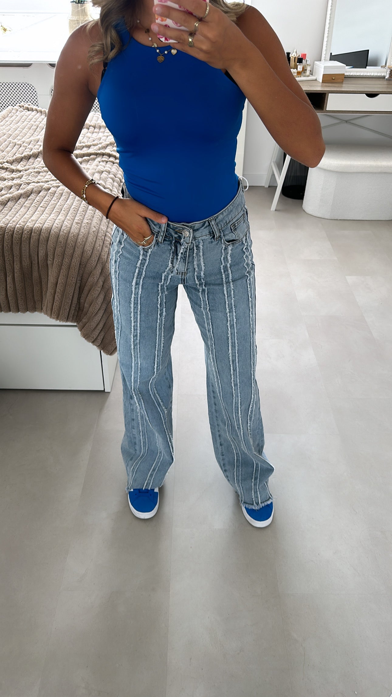 JEANS BLAUW 2 DEMI