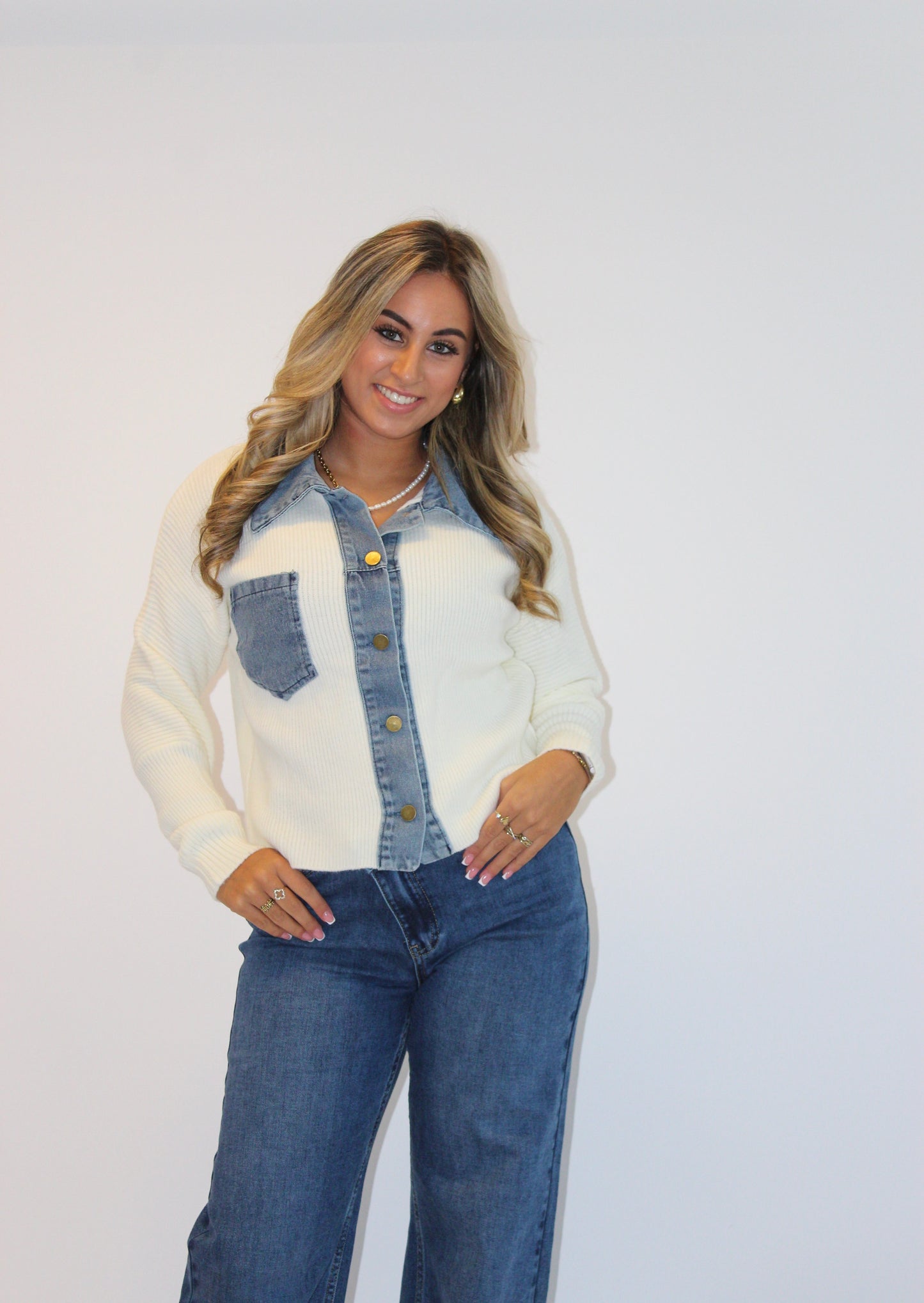 Tiff trui denim