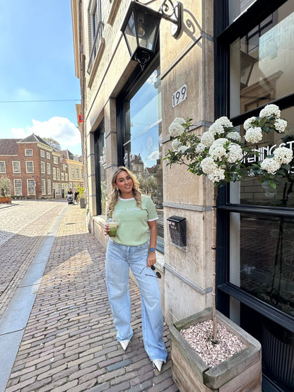 Roos Saint Tropez Knit Top – Green