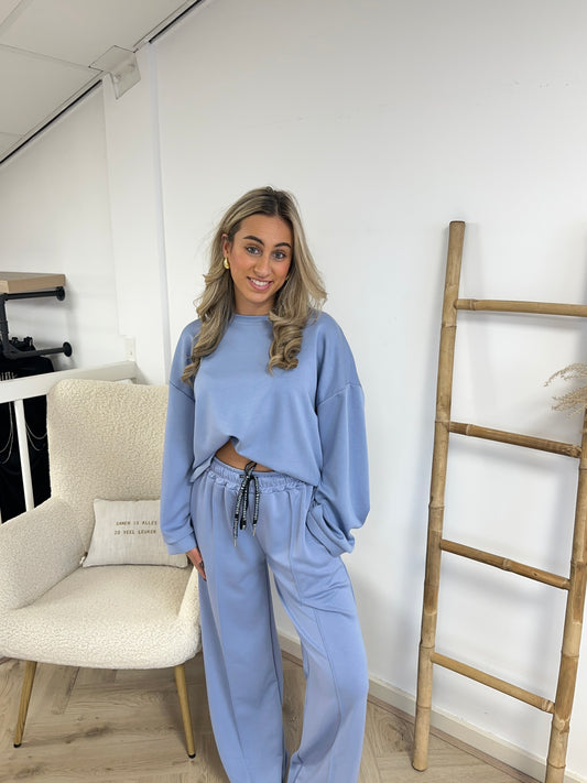 LARA COMFY SET - BLAUW