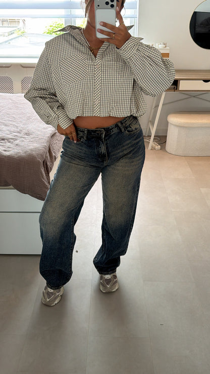 Nova Balloon Jeans - DARK BLUE