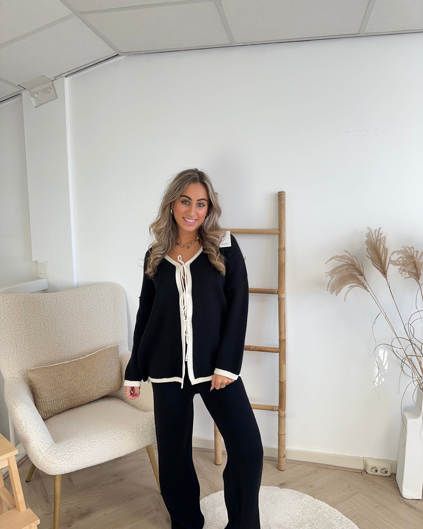 JOGGINGSET STRIK ZWART