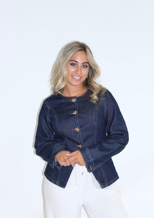 Lela top denim