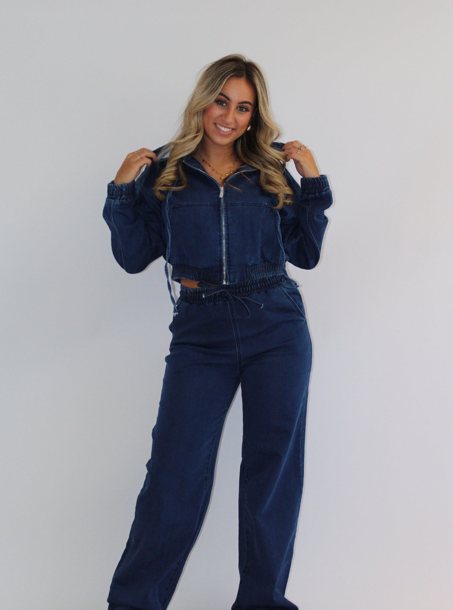 Suze pak denim blauw