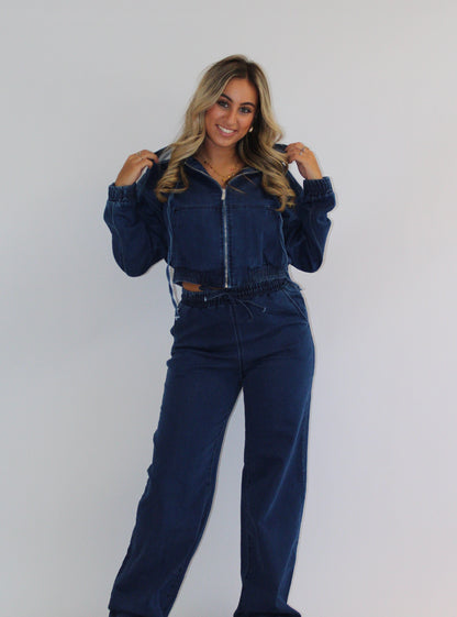 Suze pak denim blauw