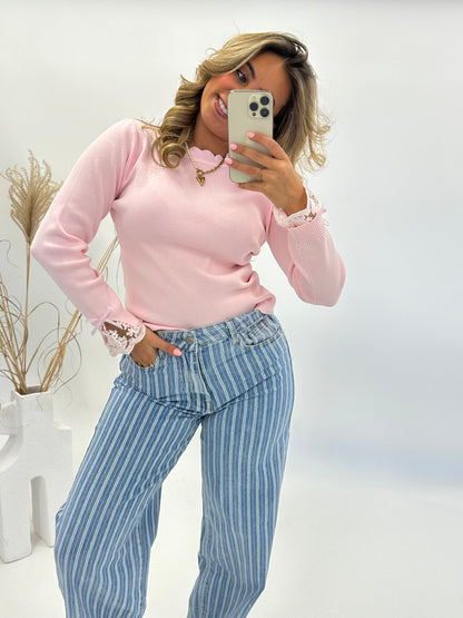 Emma top roze