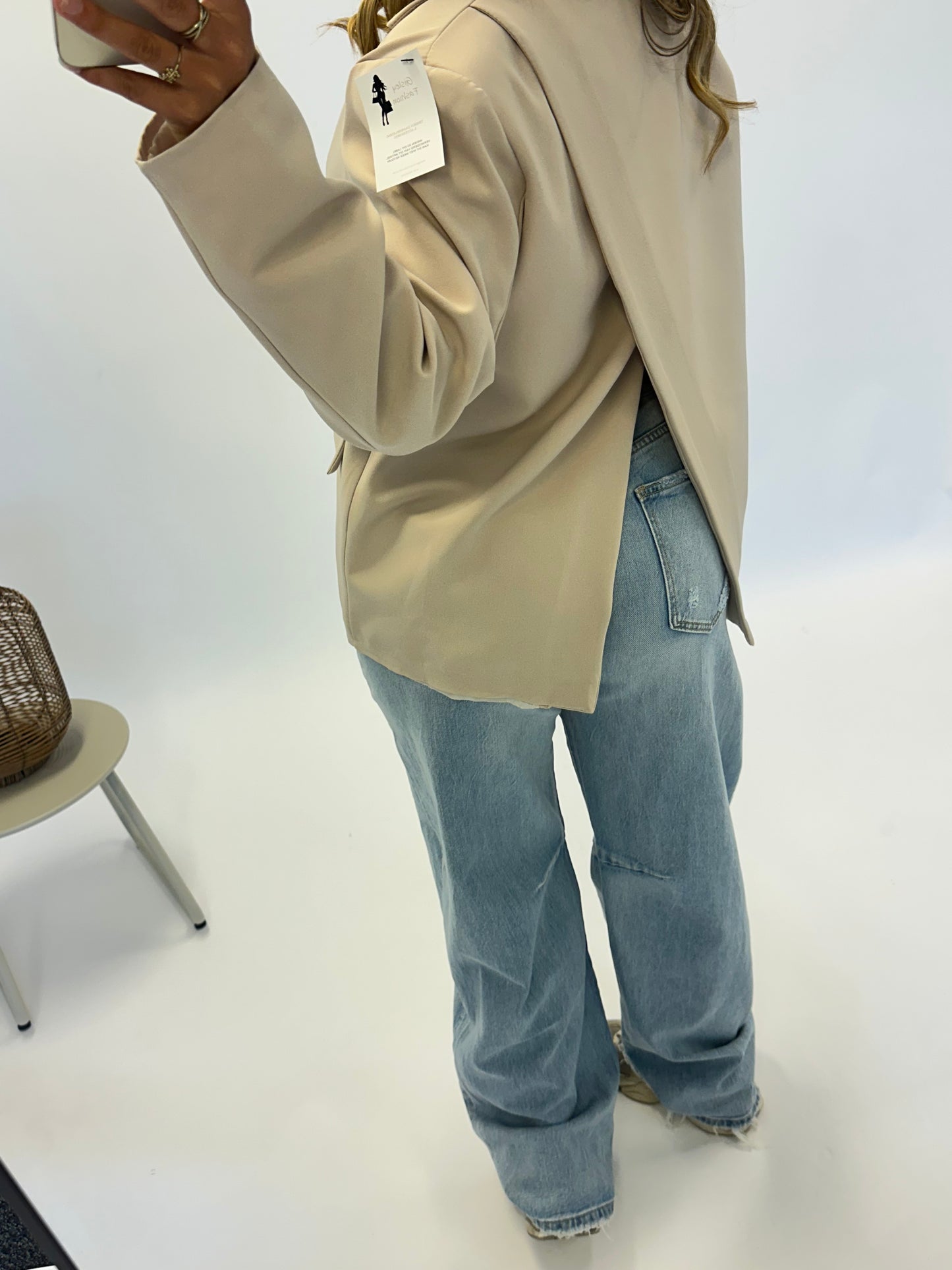Tina blazer jasje - Beige