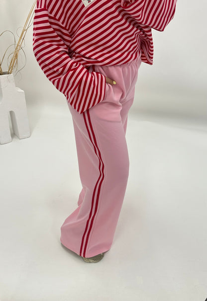 Vera jogger roze rood