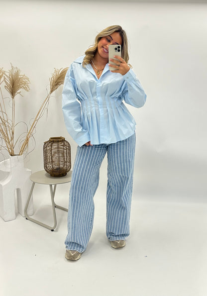 Sara blouse luchtblauw