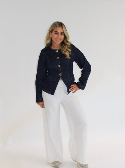 Lela top denim