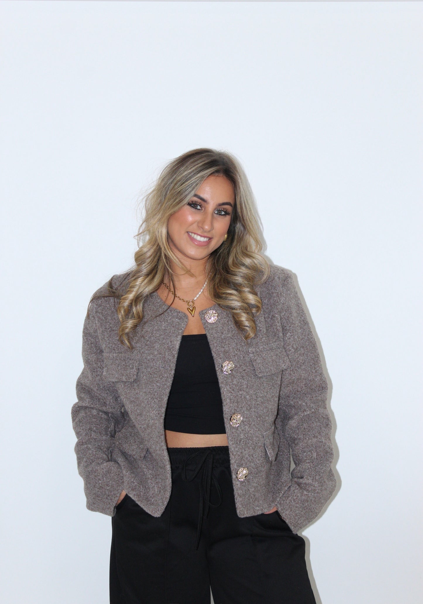 Lola jasje taupe