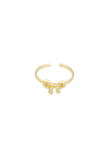 RING STRIK - GOUD