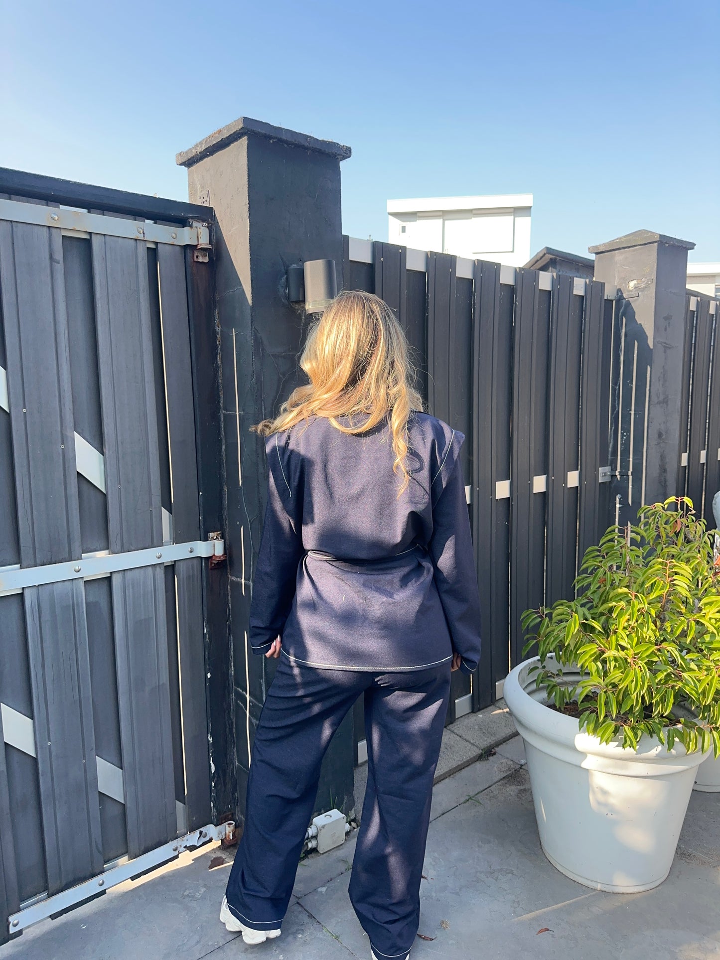 Shani set donker denim