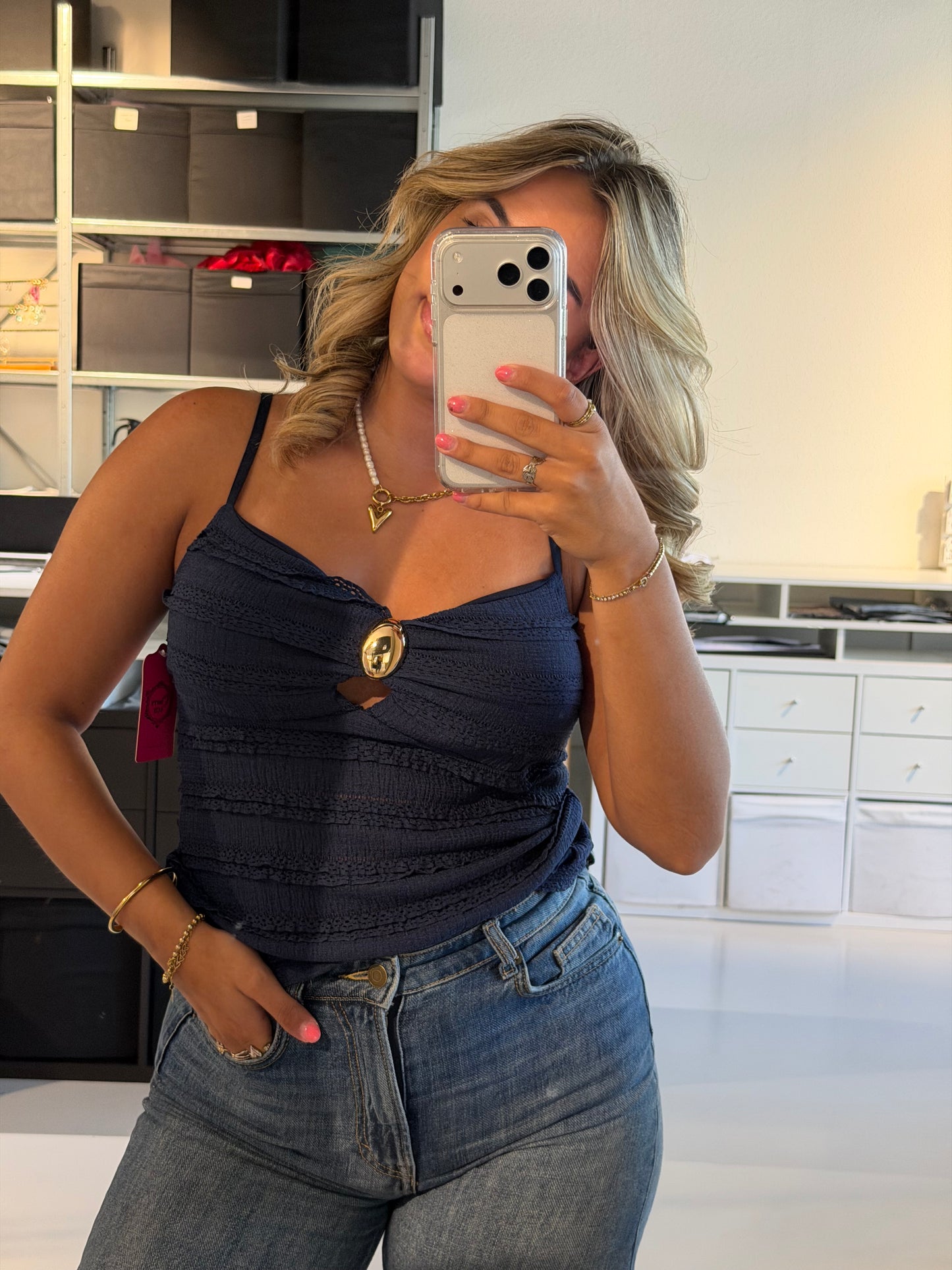 Kim top - NAVY