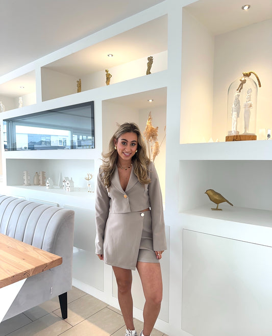 BLAZER SET KIM - TAUPE