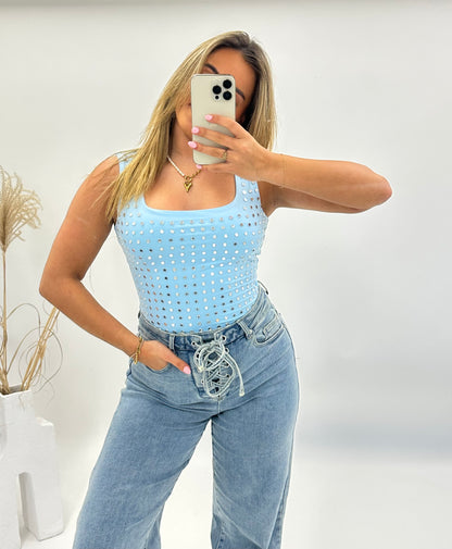 Jola studs body blauw