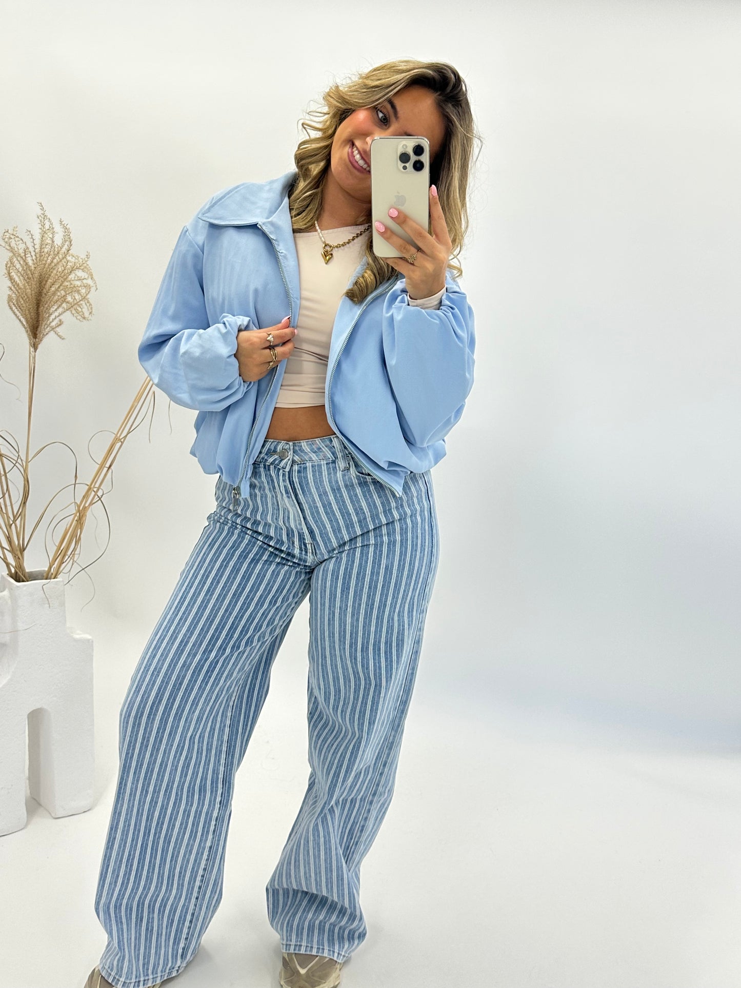 Mara bomber jasje blauw