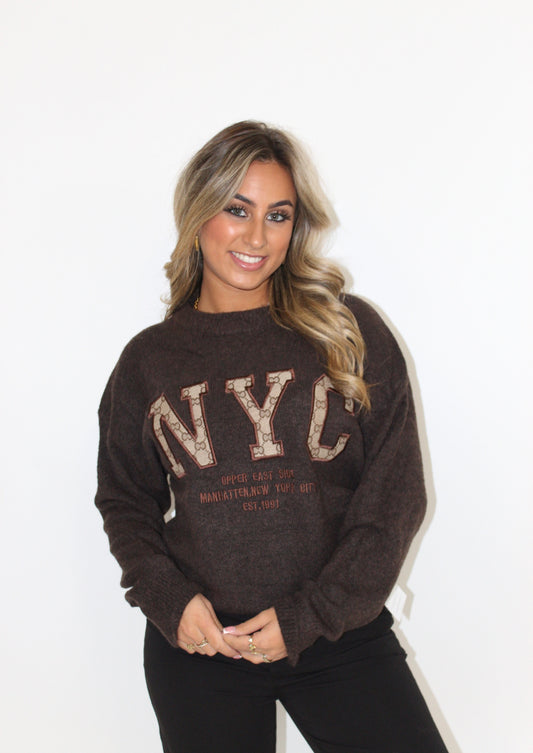 Luna trui NYC bruin
