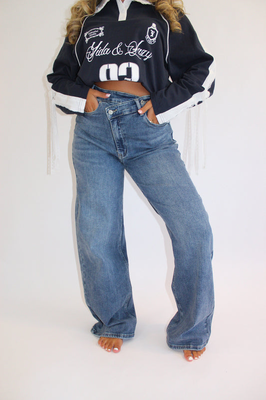Dunja jeans donker
