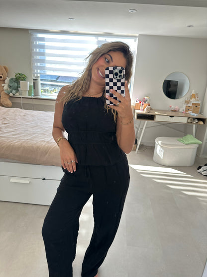 Juna hydrofiel co-ord set - ZWART