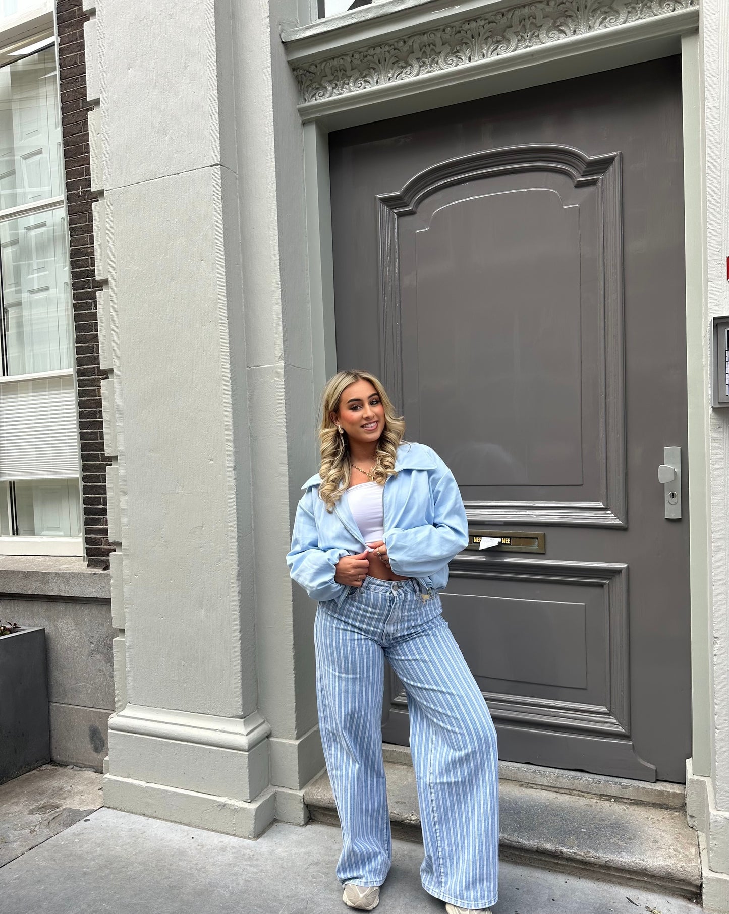 Mara bomber jasje blauw