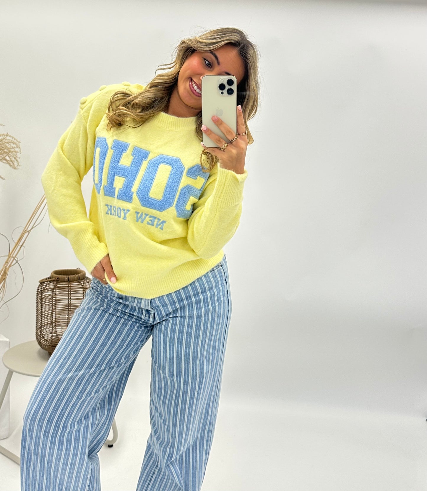 Sofie trui SOHO geel