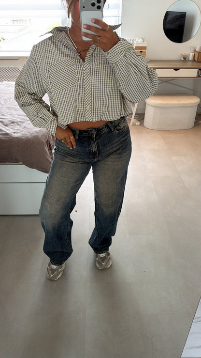 Nova Balloon Jeans - DARK BLUE