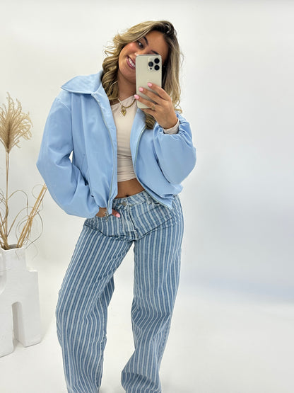 Mara bomber jasje blauw