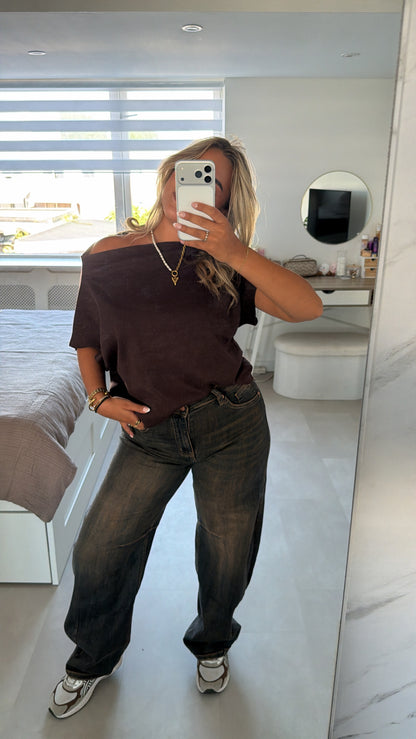 Coco top - BROWN