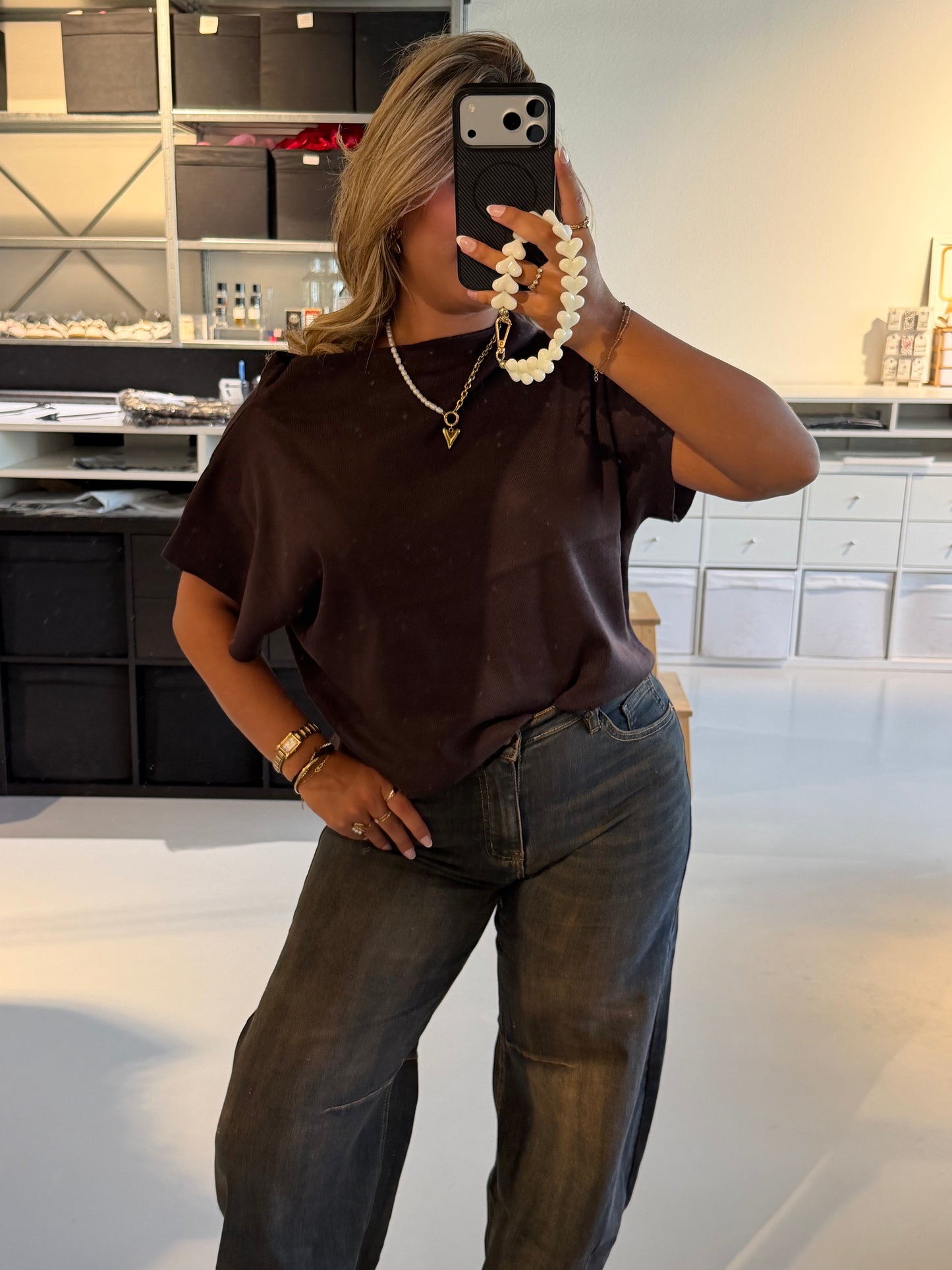 Coco top - BROWN