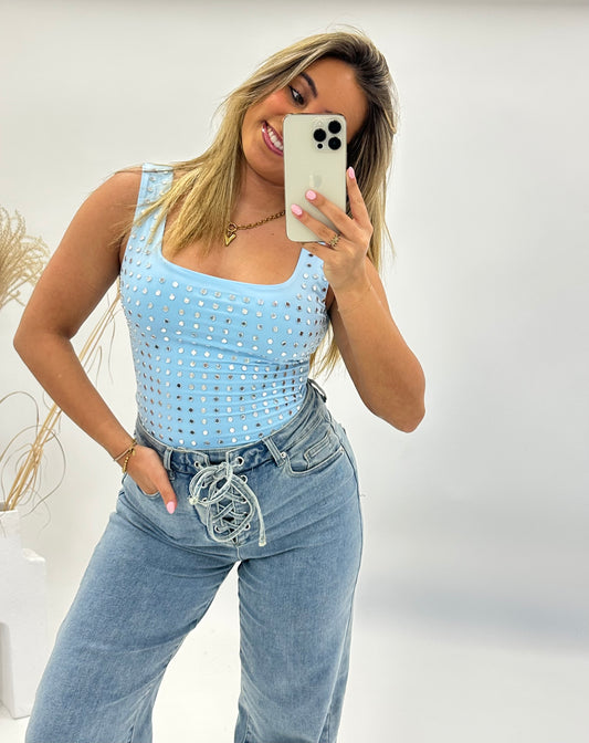 Jola studs body blauw