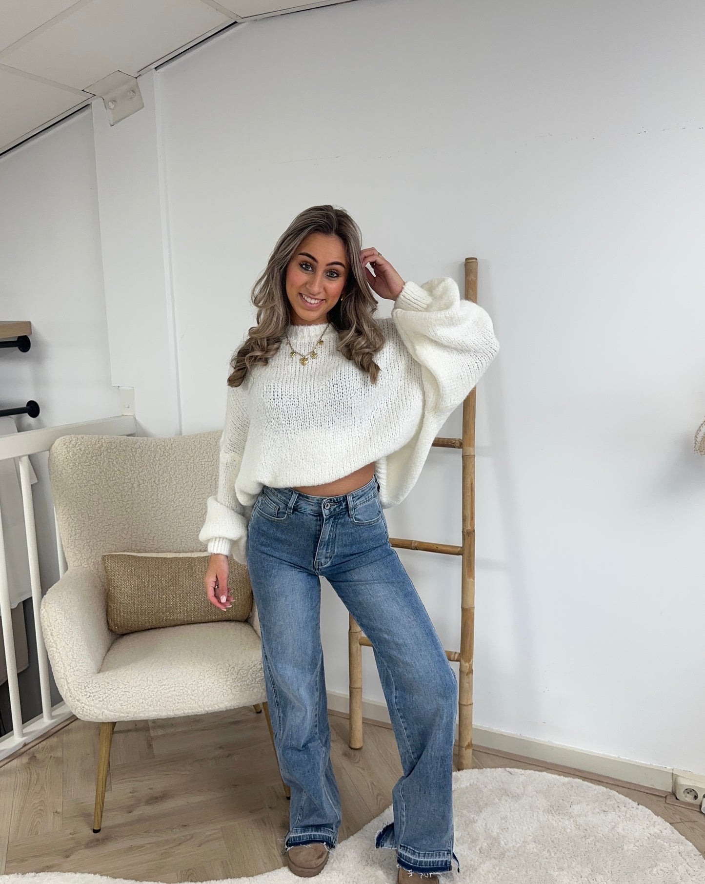 JEANS HIGH WAIST BLUE DUNJA