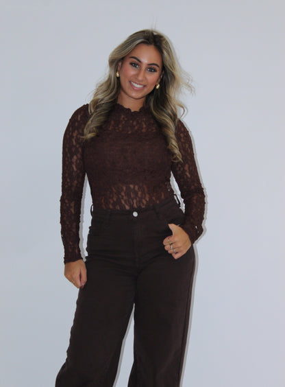 Luna body kant bruin