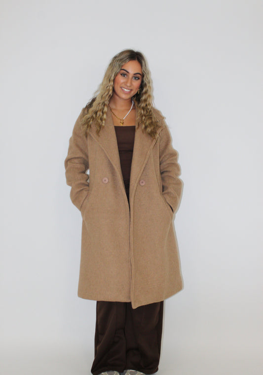 Kaya trench coat camel