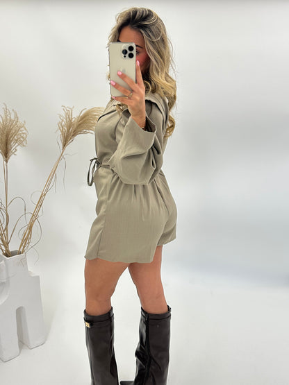 Daisy blazerjurkje taupe