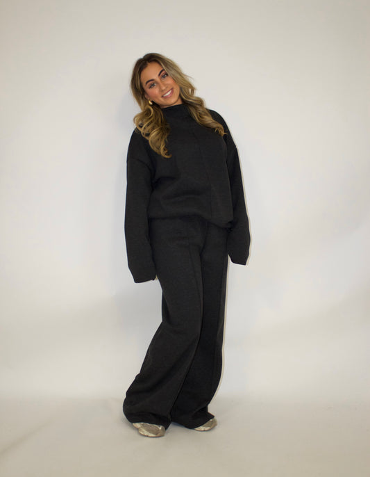 Amy setje grijs/zwart